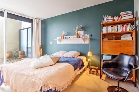 Suite Parentale Avec Sdb Dans Appartement Avec Rooftop 몽펠리에 외부 사진
